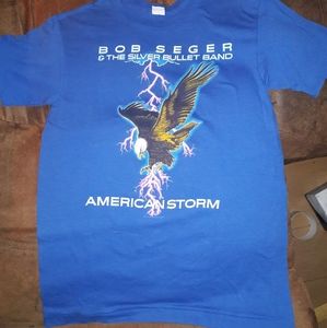 Bob Seger 1986 Vintage Concert T-shirt Size L